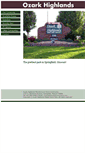 Mobile Screenshot of ozarkhighlandsmhc.com